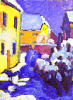 +art+painting+Kandinsky+Cemetery+and+Vicarage+in+Kochel+ clipart