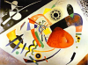 +art+painting+Kandinsky+Red+Spot+II+ clipart