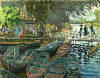 +art+painting+Monet+Bathers+at+La+Grenouillere+ clipart