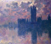 +art+painting+Monet+Houses+of+Parliament+Sunset+ clipart