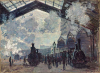 +art+painting+Monet+The+Gare+St+Lazare+ clipart