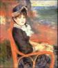 +art+painting+Renoir+By+the+Seashore+ clipart