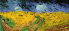 +art+painting+Van+Gogh+Wheat+Field+Under+Threatening+Skies+ clipart