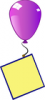 +clipart+balloon+note+purple+ clipart