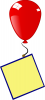 +clipart+balloon+note+red+ clipart