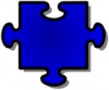 +clipart+puzzle+jigsaw+blue+06+ clipart