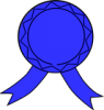 +clipart+shape+blue+ribbon+blank+ clipart