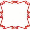 +clipart+spiral+frame+red+ clipart