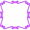 +clipart+spiral+frame+violet+ clipart