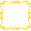 +clipart+spiral+frame+yellow+ clipart