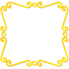 +clipart+spiral+frame+yellow+ clipart