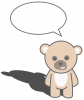 +clipart+teddy+bear+talking+ clipart