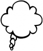 +clipart+text+bubble+cloud+joined+right+ clipart