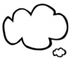 +clipart+text+bubble+cloud+left+ clipart