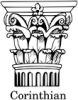 +architecture+column+corinthian+label+ clipart