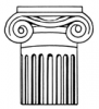 +architecture+column+ionic+ clipart