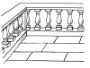 +building+structure+balustrade+ clipart