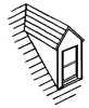 +building+structure+dormer+gabled+ clipart