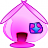 +building+structure+pink+flower+bud+abstract+house+ clipart