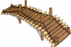 +building+structure+wooden+bridge+ clipart