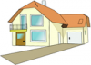 +building+home+dwelling+bright+house+ clipart
