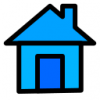 +building+home+dwelling+home+icon+blue+ clipart