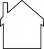 +building+home+dwelling+house+outline+ clipart