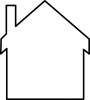 +building+home+dwelling+house+outline+ clipart