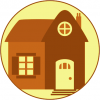 +building+home+dwelling+house+symbol+round+2+ clipart