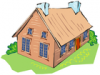 +building+home+dwelling+house+two+chimneys+ clipart