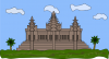 +building+structure+Angkorwat+Cambodia+ clipart