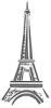 +building+structure+Eiffle+tower+Paris+ clipart