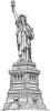 +united+states+us+america+Statue+of+Liberty+large+ clipart