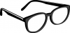 +clothes+clothing+apparel+eyeglasses+black+frame+ clipart