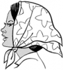 +clothes+clothing+apparel+kerchief+ clipart