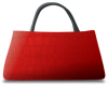 +clothes+clothing+apparel+red+leather+handbag+ clipart