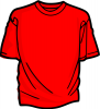+clothing+apparel+T+Shirt+red+ clipart