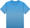 +clothing+apparel+teeshirt+blue+ clipart