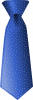 +clothing+apparel+tie+dotted+blue+ clipart