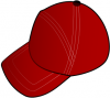 +headware+apparel+red+cap+ clipart