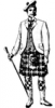 +historic+clothing+apparel+Kilt+ clipart