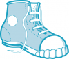 +shoes+footware+apparel+blue+boot+sneaker+ clipart