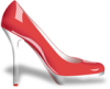 +shoes+footware+apparel+glossy+high+heel+shoe+red+ clipart
