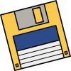 +tech+compact+disc+diskette+color+ clipart