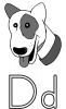 +education+learn+D+is+for+Dog+ clipart