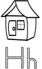 +education+learn+H+is+for+House+ clipart