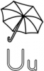 +education+learn+U+is+for+Umbrella+ clipart