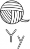 +education+learn+Y+is+for+yarn+ clipart