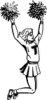 +education+learn+cheerleader+ clipart