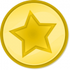 +education+learn+circle+star+gold+ clipart